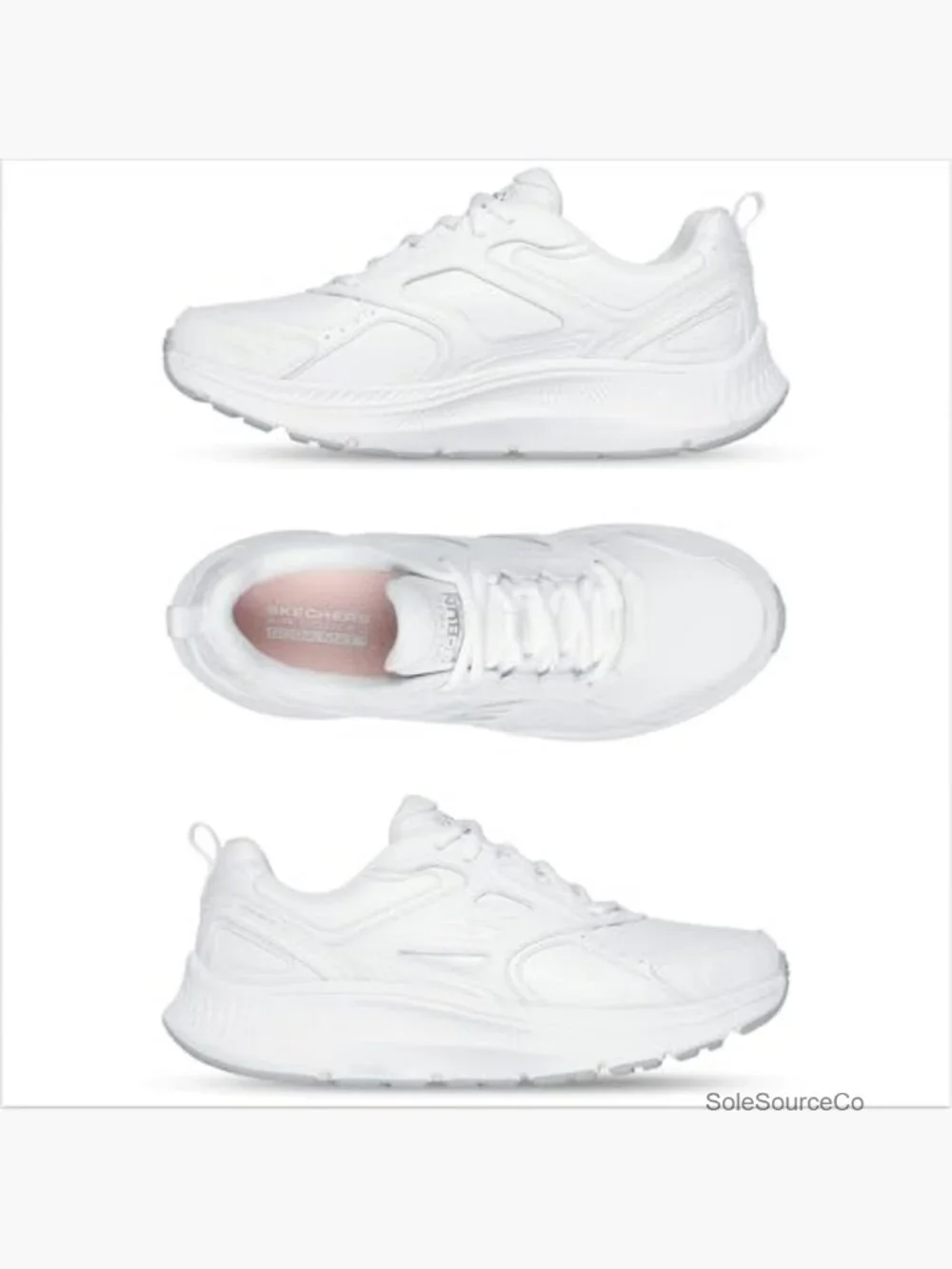 Women's Trail Running Sneakers Lace-Up Leather Athletic Shoes